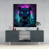 Neon Panther Glass Wall Art || Designers Collection by Insigneart USA