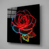 Rose Glass Wall Art by Insigneart USA
