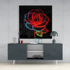 Rose Glass Wall Art by Insigneart USA