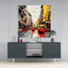 Istiklal Street Glass Wall Art by Insigneart USA