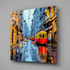 Istiklal Street Glass Wall Art by Insigneart USA