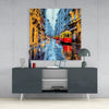 Istiklal Street Glass Wall Art by Insigneart USA