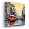 Istiklal Street Glass Wall Art by Insigneart USA
