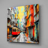 Tram Glass Wall Art by Insigneart USA