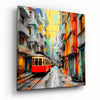Tram Glass Wall Art by Insigneart USA
