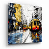 Istiklal Street Glass Wall Art by Insigneart USA