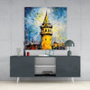 Galata Tower Glass Wall Art by Insigneart USA