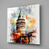 Galata Tower Glass Wall Art by Insigneart USA
