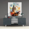 Galata Tower Glass Wall Art by Insigneart USA