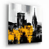 Gray City With Light Glass Wall Art by Insigneart USA