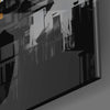 Gray City With Light Glass Wall Art by Insigneart USA