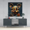 Mickey The Machine Glass Wall Art|| Designer's Collection by Insigneart USA
