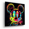 Neon Mickey Glass Wall Art|| Designer's Collection by Insigneart USA