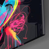 Neon Mickey Glass Wall Art|| Designer's Collection by Insigneart USA