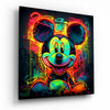 Neon Mickey Glass Wall Art|| Designer's Collection by Insigneart USA