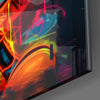 Neon Mickey Glass Wall Art|| Designer's Collection by Insigneart USA
