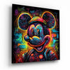 Neon Mickey Glass Wall Art|| Designer's Collection by Insigneart USA