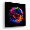 Neon Earth Glass Wall Art|| Designer's Collection by Insigneart USA