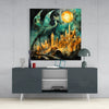 Dragon Glass Wall Art|| Designer's Collection by Insigneart USA
