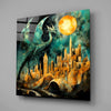 Dragon Glass Wall Art|| Designer's Collection by Insigneart USA