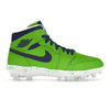 "Seattle" Jordan 1 TD Cleats by Stadium Custom Kicks