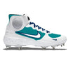 "Seattle" Nike Alpha Huarache Elite 3 Mid Cleats by Stadium Custom Kicks