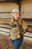 Sequin Camo Bow Patch Tee by Wild Junkie