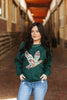 Sequin Duck Camo Patch Sweatshirt by Wild Junkie