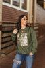 Sequin Hunting Duck Calls Patch Sweatshirt by Wild Junkie