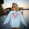America Eagle Sweatshirt – Vintage Patriotic Graphic Crewneck by Hey Jude Graphic Tees
