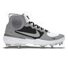 "Shadow" Nike Alpha Huarache Elite 3 Mid Cleats by Stadium Custom Kicks
