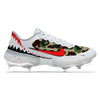 "Shark Camo" Nike Alpha Huarache Elite 3 Low Cleats by Stadium Custom Kicks