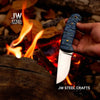 Skinner Knife J2 Stainless Steel Fixed Blade by JW SteelCrafts