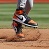 "Shattered Backboard" Jordan 1 Retro Cleats by Stadium Custom Kicks