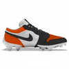 "Shattered Backboard” Jordan 1 Vapor Edge Low Cleats by Stadium Custom Kicks