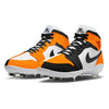 "Shattered Homage to Home" Jordan 1 Retro Cleats by Stadium Custom Kicks