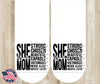 She Is Mom – Black by Carolina Country Bling
