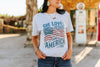 She Loves Jesus & America Graphic Tee by Wild Junkie