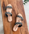 Shine Bright Sandals in Black