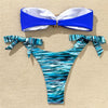 Shiny Rhinestone Strapless Bikini Female Women 2PCS Shiny Diamond Bikini Set Bra Swimsuit Bathing Suit Swimsuit Women Swimwear Two-pieces Luxury Bikini Set Bather Bathing Suit Swimwear by Stevvex