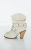 Short Change Booties in Cream