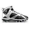 "Silver & Black” Jordan 7 Retro TD Cleats by Stadium Custom Kicks