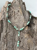 Silver Mesa Aqua Beaded Lariat Necklace by Wild Junkie