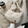 Simple And Stylish Women Soft Plush Winter Furry Shoulder Bags For Ladies And Girls Designer Clutch Handbag For Female by Stevvex