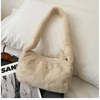 Simple And Stylish Women Soft Plush Winter Furry Shoulder Bags For Ladies And Girls Designer Clutch Handbag For Female by Stevvex