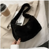 Simple And Stylish Women Soft Plush Winter Furry Shoulder Bags For Ladies And Girls Designer Clutch Handbag For Female by Stevvex