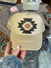 Simple Aztec Trucker Hat by Wild Junkie