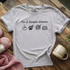 Simple Crocheter T-shirt by YarnMerch