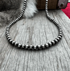 Pick your Size & Length - Silver Beads Necklace by Wild Junkie