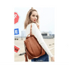 Sizzling Anti-Theft Vintage Style Leather Backpacks for Teenager Girls And Women School Bagpack For Females Travel Bags by Stevvex